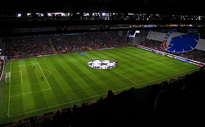 What is the capacity of Parken Stadium, where F.C. Copenhagen plays its home games?