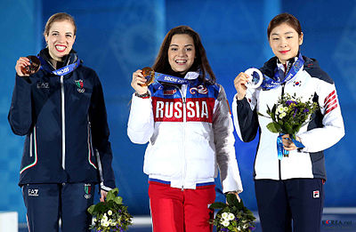 What Olympic Medal did Carolina Kostner win in 2014?