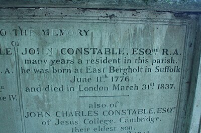 What was Constable's financial status during his lifetime?