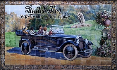 When did Studebaker start manufacturing gasoline automobiles?