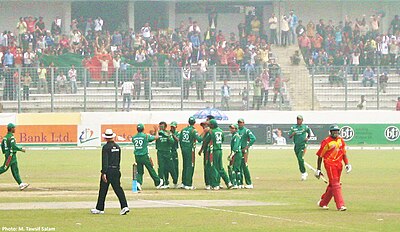 Against which team did Bangladesh play its first ODI match?