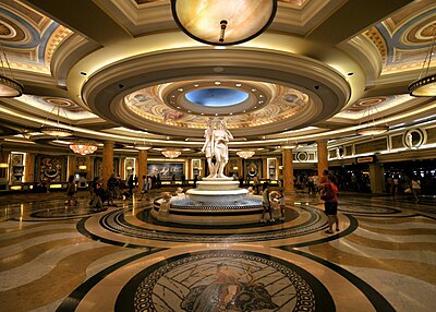 Which famous duo performed at Caesars Palace in the past?