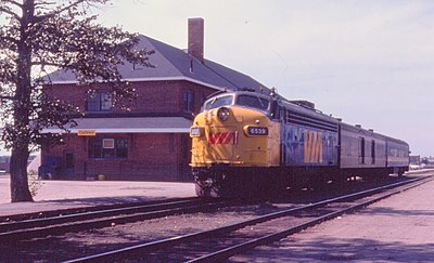 What is Via Rail's on-time performance?