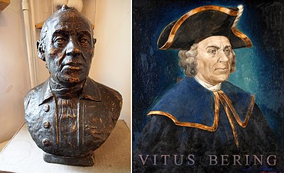 On what date did Vitus Bering pass away?