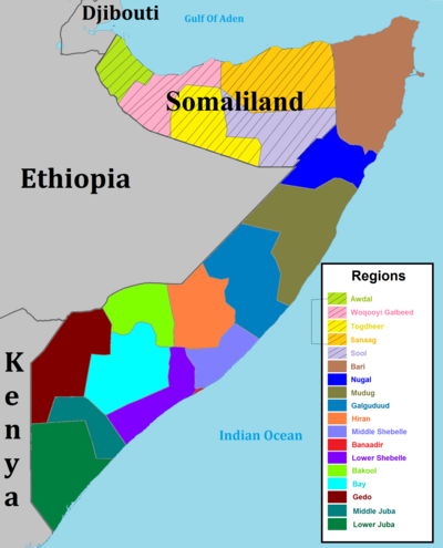 Could you specify the official languages used in Somalia?[br](Select 2 answers)