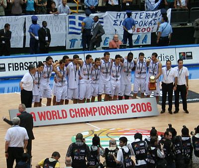 What is the current FIBA World Ranking of the Greece men's national basketball team?