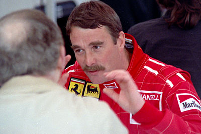 Mansell holds what previously standing record for most poles in a season?