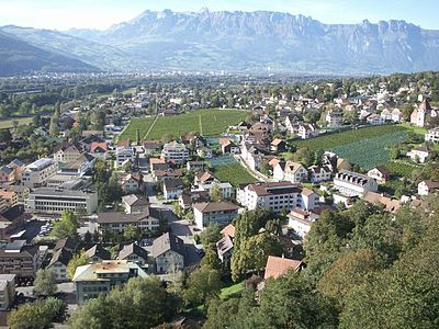 Which of the following bodies of water is located in or near Vaduz?