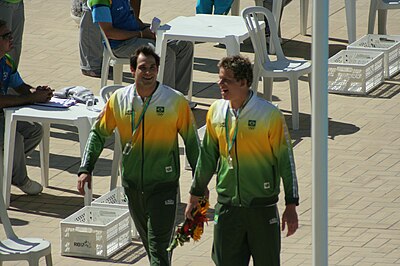 Has any other Brazilian swimmer won Olympic gold apart from Cesar Cielo?