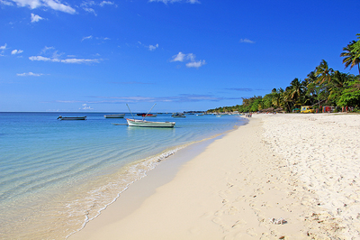 What is the lowest point in Mauritius?