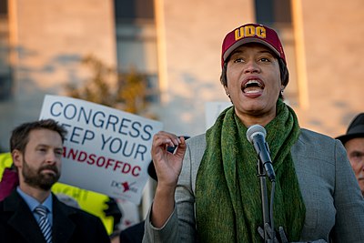 In 2018, Muriel Bowser won a second term with what percentage of the vote?