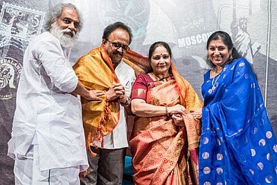 Which prestigious award did S. P. Balasubrahmanyam receive in 2012?