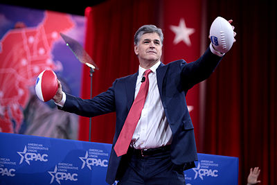 What was Sean Hannity's first job before entering the media industry?