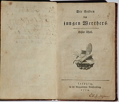 Where did Johann Wolfgang Von Goethe receive their education?