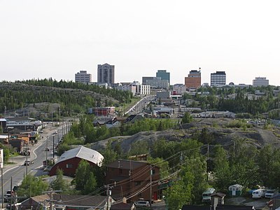 What administrative territorial entity is Yellowknife located in?