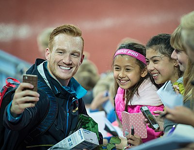 What event did Greg Rutherford specialize in?