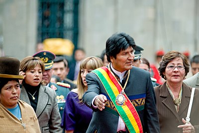 Which award did Evo Morales receive in 2011?