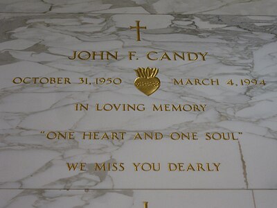 When did John Candy die?