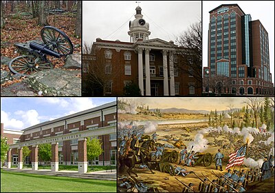 In which year was Rutherford County, where Murfreesboro is located, established?