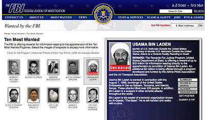 What is Osama Bin Laden's hair colour?