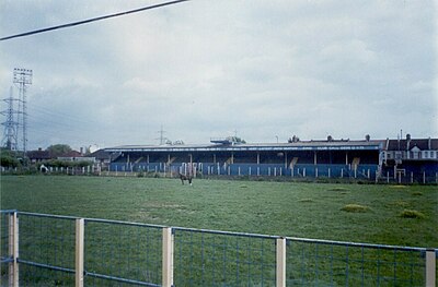 What was the last year Wimbledon F.C. played at Plough Lane before moving to groundshare with Crystal Palace?