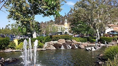 Which famous park is located in Calabasas?