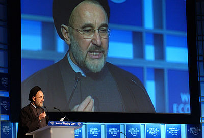 Which president's government was Khatami critical of?