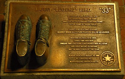 Nicknamed "Larry Legend" and what else?