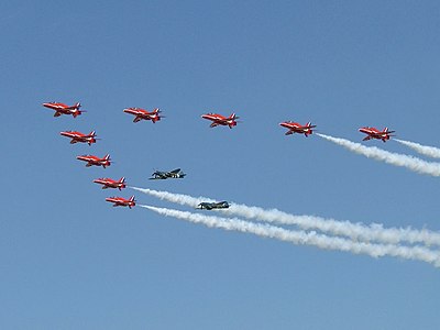 How many Red Arrows displays have been performed worldwide?