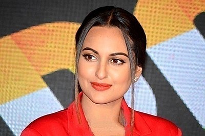 How many times has Sonakshi appeared in Forbes India's Celebrity 100 list till 2019?