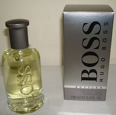 What is the stock market index that Hugo Boss is a component of?