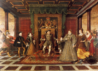 Where did Walsingham go into exile during Queen Mary I's reign?