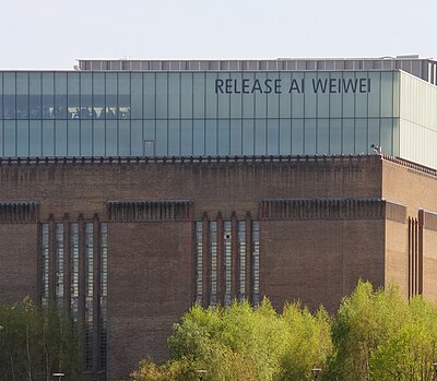 What is the name of Ai Weiwei's art studio in Beijing?