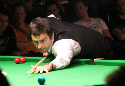 At what age did Ronnie O'Sullivan make his first competitive century break?