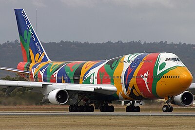 In which year did South African Airways suspend all operations before restarting in 2021?