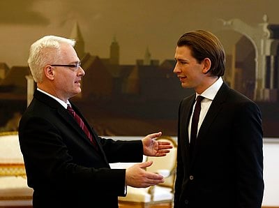 What is Sebastian Kurz's place of residence?