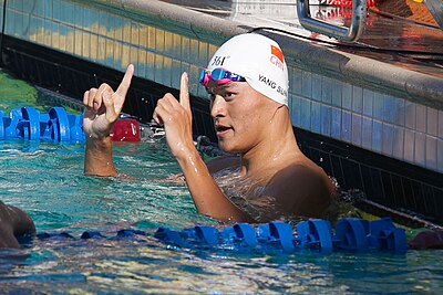 Which year did NBC Sports describe Sun Yang as "very arguably the greatest freestyle swimmer of all time"?