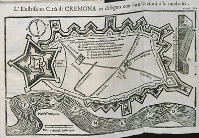 What is the name of the plain where Cremona is situated?