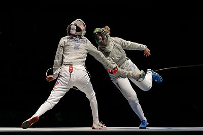 In what city did Kharlan compete in the 2023 World Fencing Championships?
