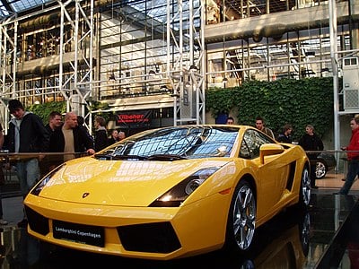 Lamborghini is a prestigious brand that primarily produces what?