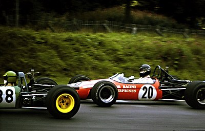Who designed the unique Brabham "fan car"?