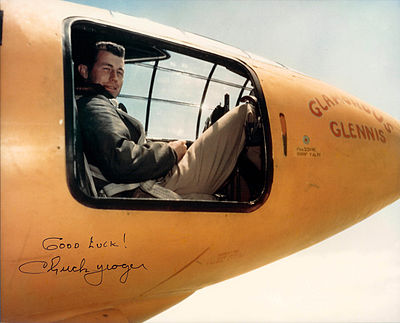 In what year was Yeager inducted into the National Aviation Hall of Fame?
