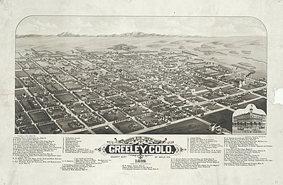 Greeley forms part of which metropolitan area?