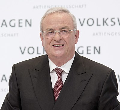 What position did Martin Winterkorn hold at Volkswagen AG?
