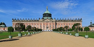 What is the name of the largest World Heritage Site in Germany, located in Potsdam?