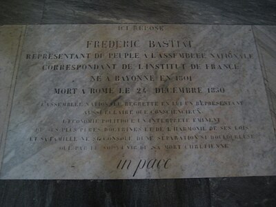 When was Frédéric Bastiat born?