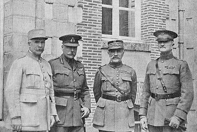 What was the major offensive led by Pershing's First Army in September 1918?