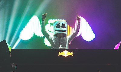 Which of Marshmello's songs has platinum certification?