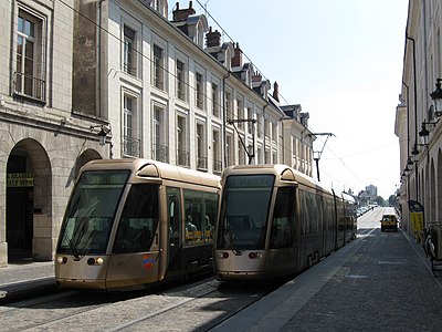 What is the distance between Orléans and Paris?
