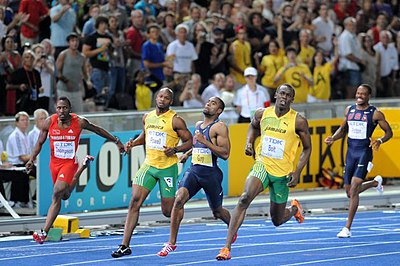 How many times has Tyson Gay won the U.S. championship in the 100m?